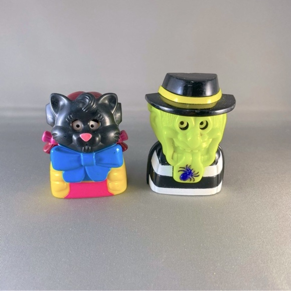 Vintage McDonald’s Halloween Candy Dispenser Toys Early Bird and the Hamburglar